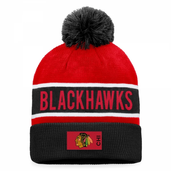 Kulich CHI Authentic Pro Game and Train Cuffed Pom Knit Chicago Blackhawks