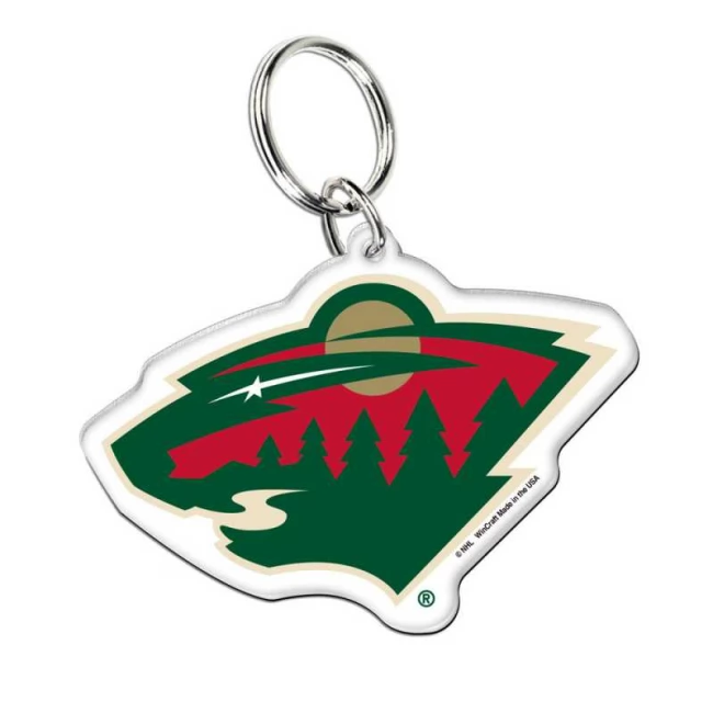 Klíčenka MIN Acrylic Logo Minnesota Wild