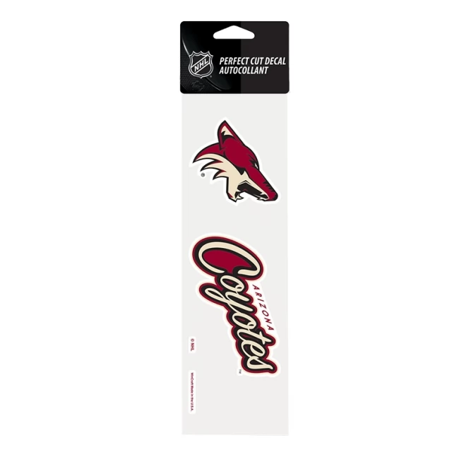 Samolepka 25 x 7,5 ARI Perfect Cut Decal TEAM Arizona Coyotes