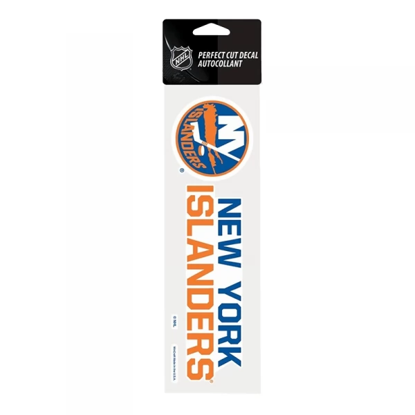 Sticker 25 x 7,5 NYI Perfect Cut Decal TEAM New York Islanders