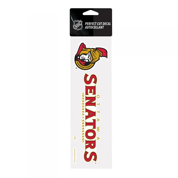 Samolepka 25 x 7,5 OTT Perfect Cut Decal TEAM Ottawa Senators