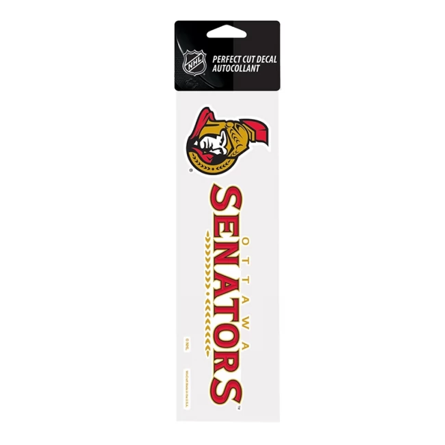 Samolepka 25 x 7,5 OTT Perfect Cut Decal TEAM Ottawa Senators