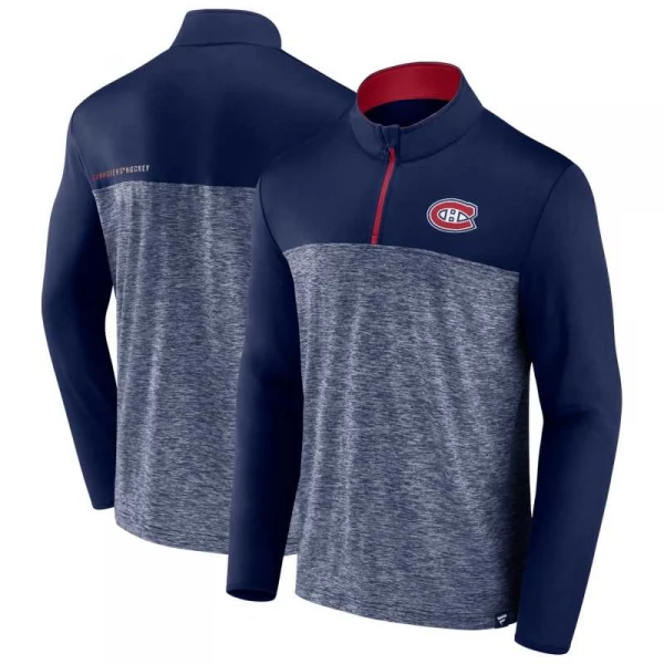 Mikina pánská MON Mens Iconic Defender 1/4 Zip Montreal Canadiens