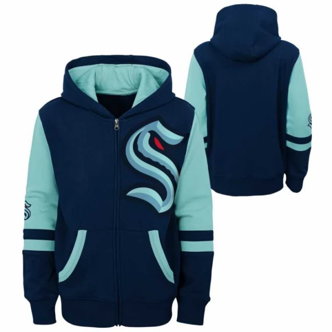 Mikina dětská SEA Faceoff Full Zip Fleece Seattle Kraken