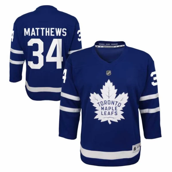 Dres dětský TOR M34 Matthews Replica Home Team Color Toronto Maple Leafs