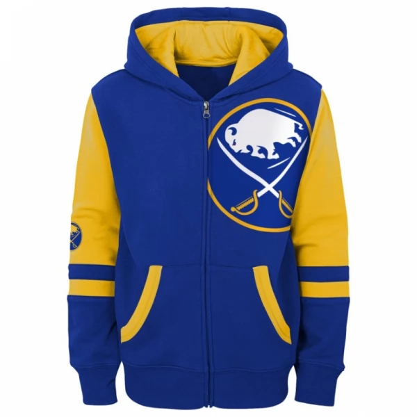 Mikina dětská BUF Faceoff Full Zip Fleece Buffalo Sabres