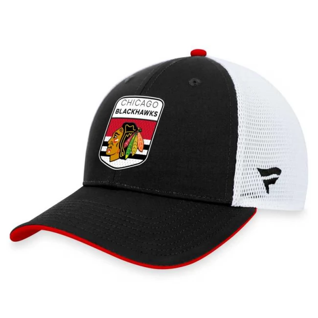 Kšiltovka CHI 23 Authentic Pro Draft Structured Trucker-Podium Chicago Blackhawks