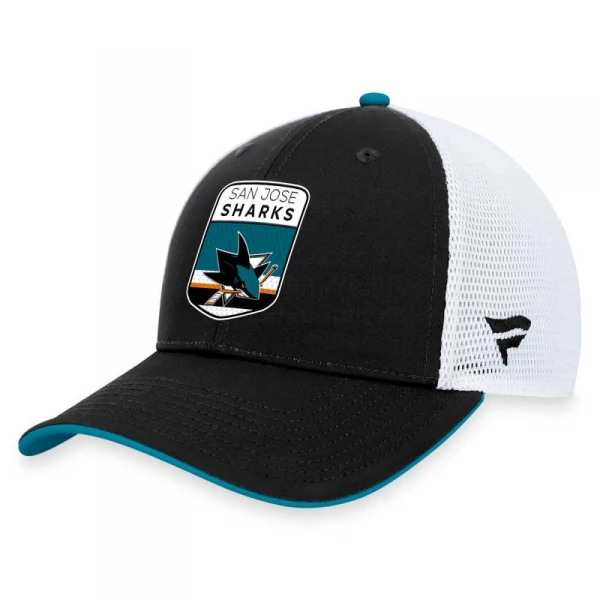 Cap SJS 23 Authentic Pro Draft Structured Trucker-Podium San Jose Sharks