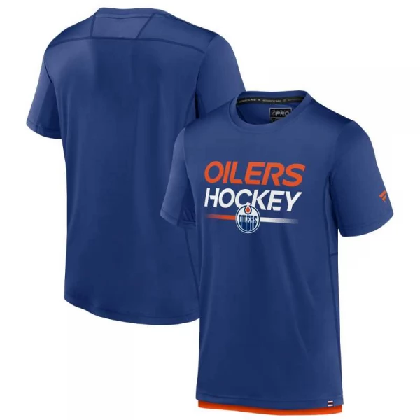 Tričko pánské sportovní EDM 23 Authentic Pro SS Tech Tee Edmonton Oilers