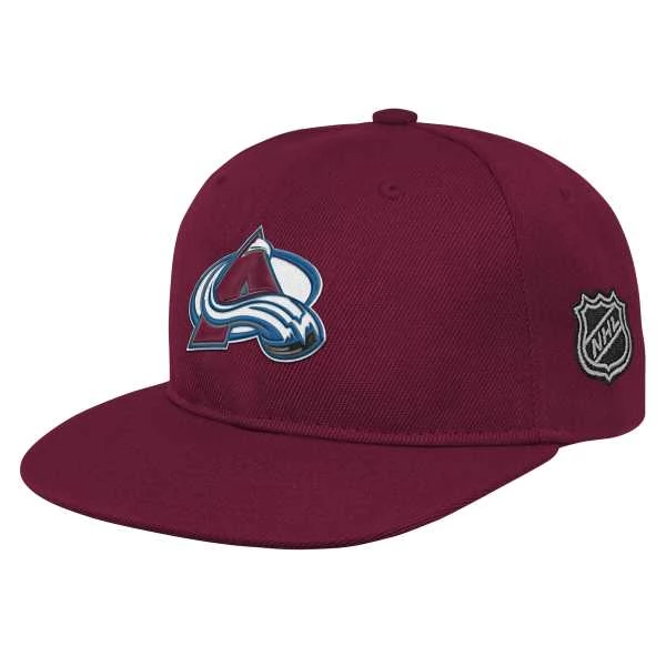 Cap Snap COL Logo Flatbrim Colorado Avalanche