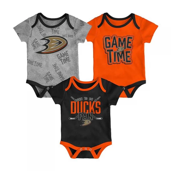 Body Baby Set ANA 3PK SS Anaheim Ducks