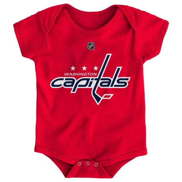 Body Baby WAS Primary Logo SS Creeper Washington Capitals