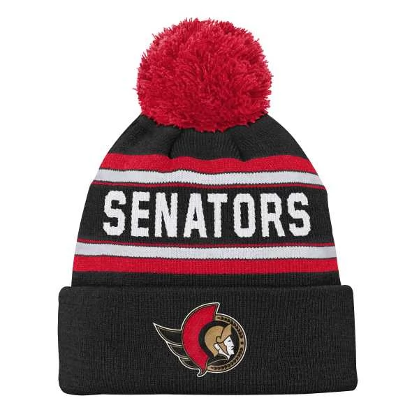 Kulich Junior OTT Jacquard Cuffed Knit With Pom Ottawa Senators