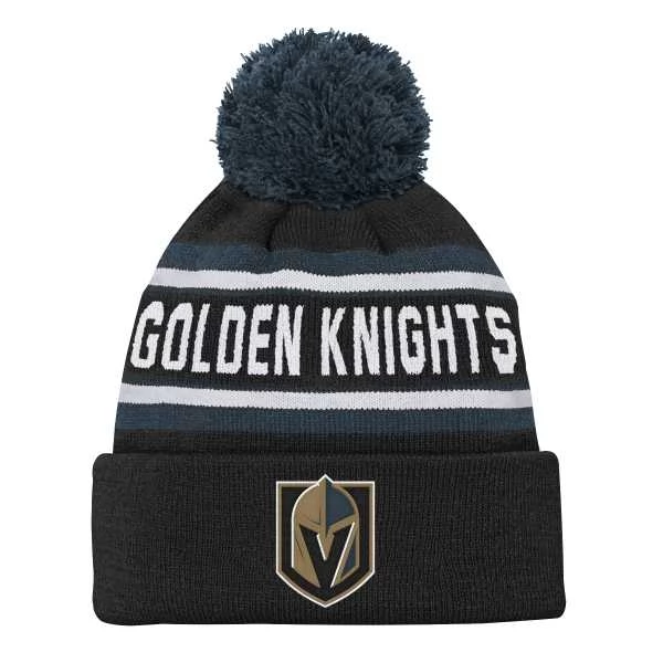 Kulich Junior VEG Jacquard Cuffed Knit With Pom Vegas Golden Knights