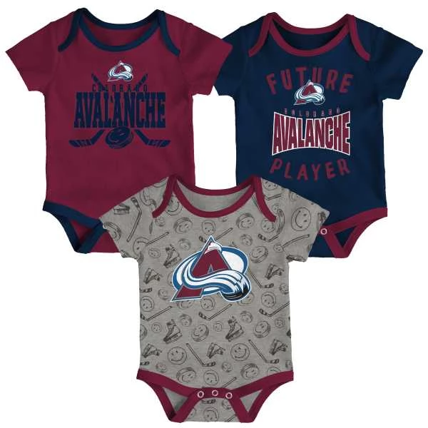 Baby Set Body COL Slam Dunk 3-piece S/S Colorado Avalanche