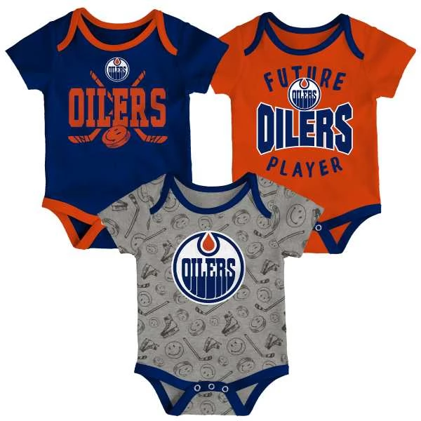 Baby Set Body EDM Slam Dunk 3-piece S/S Edmonton Oilers