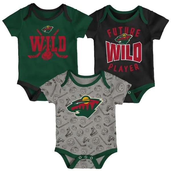 Baby Set Body MIN Slam Dunk 3-piece S/S Minnesota Wild