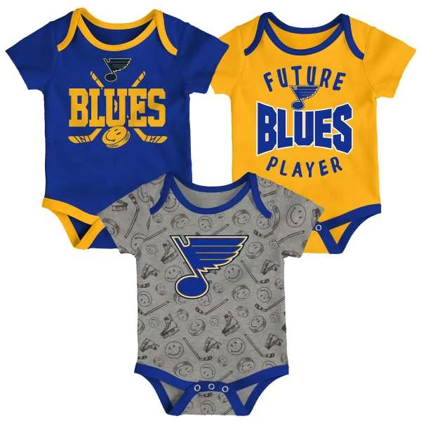 Baby Set Body STL Slam Dunk 3-piece S/S St. Louis Blues