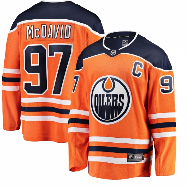 Dres EDM M97 McDavid Breakaway Jersey Player Edmonton Oilers