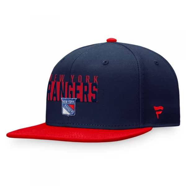 Cap NYR Snap Fundamental Color Blocked New York Rangers