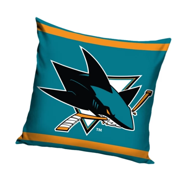 Polštář SJS 40x40 cm San Jose Sharks