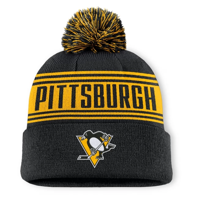 Kulich PIT Cuff with pom HO24 Pittsburgh Penguins