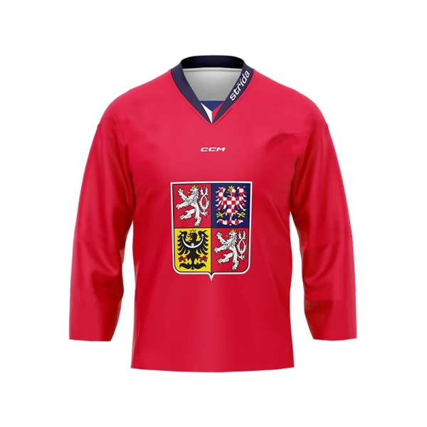 Fan jersey 24/25 with Czech national emblem w/o ads red CH