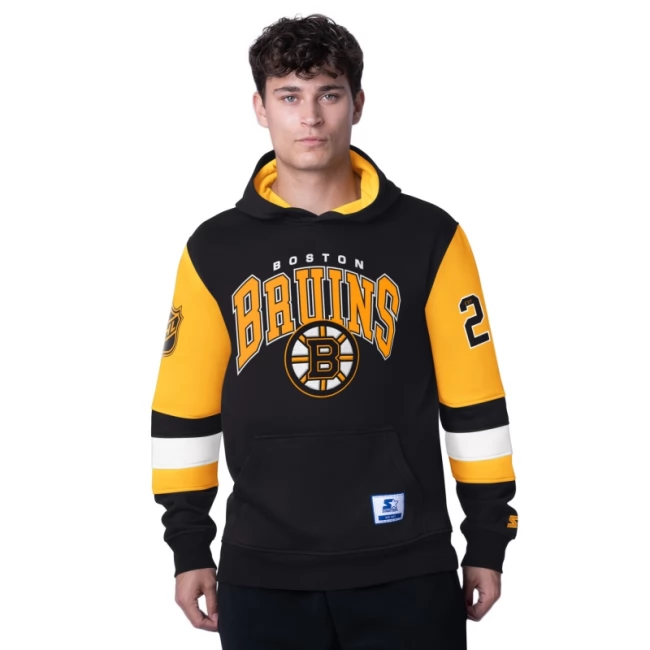 Mikina pánská BOS End Zone fleece hoodie Boston Bruins