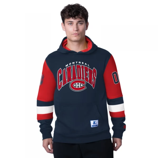 Mikina pánská MON End Zone fleece hoodie Montreal Canadiens