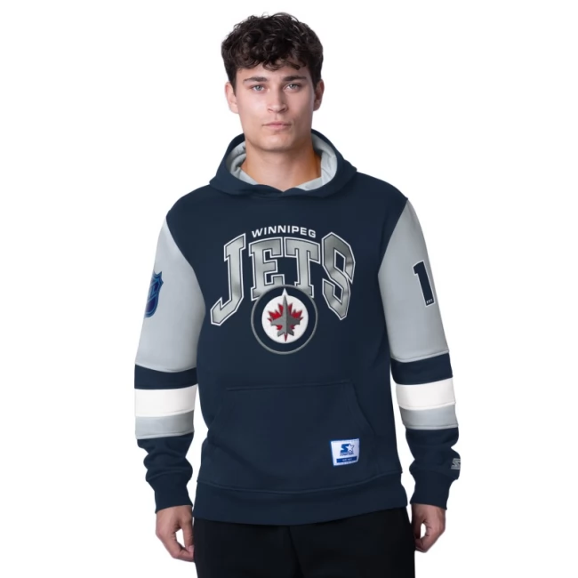 Mikina pánská WIN End Zone fleece hoodie Winnipeg Jets