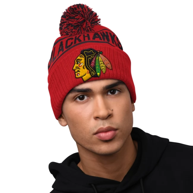 Kulich CHI 1997 Blizzard Pom Beanie Chicago Blackhawks