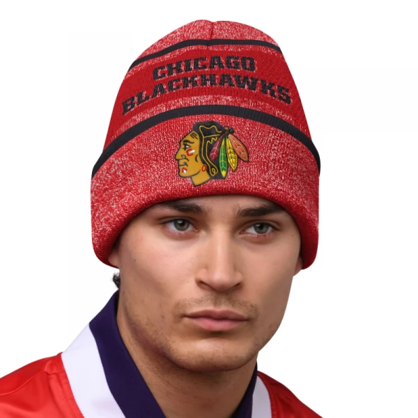 Kulich CHI Sideline beanie 2 Jaquard Chicago Blackhawks