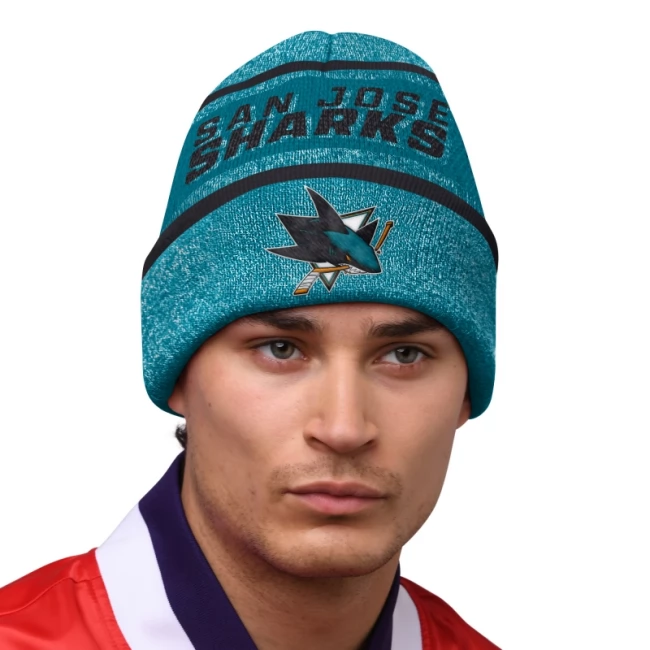 Kulich SJS Sideline beanie 2 Jaquard San Jose Sharks