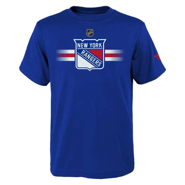 Tričko young adult NYR Main Apro Logo S/S Cotton Home New York Rangers