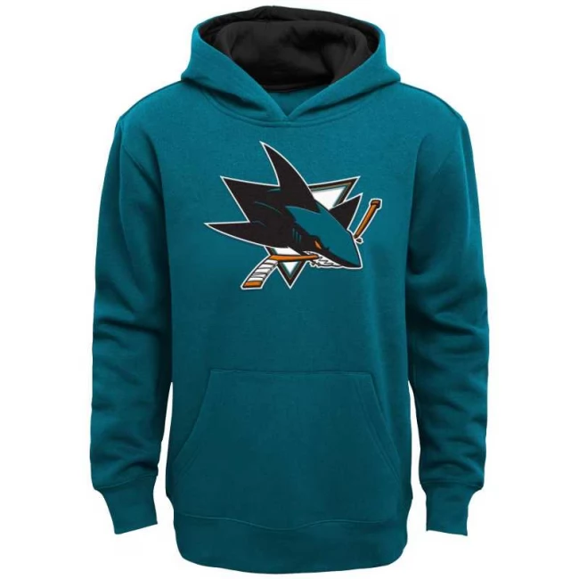 Mikina young adult SJS Main Prime Pullover Fleece Hood Home San Jose Sharks