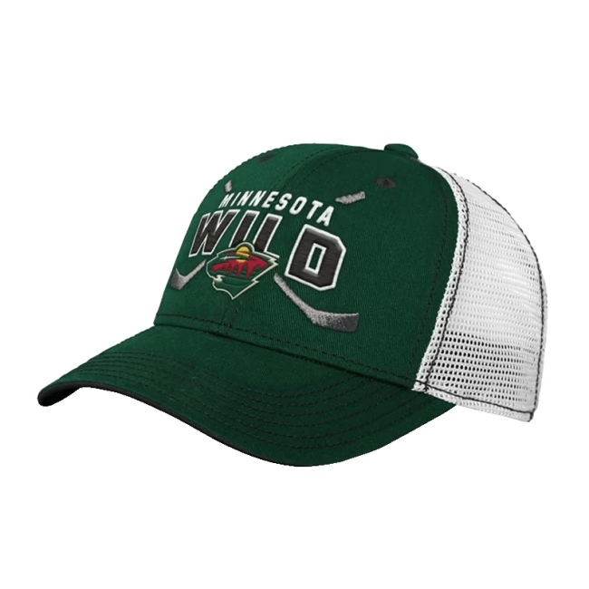 Kšiltovka youth MIN lockup meshback adjustable Minnesota Wild